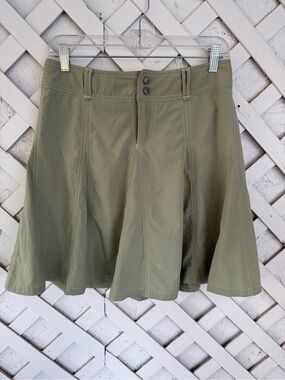 Athleta Vintage Flowy Low Rise Athletic Skort Y2K 2000s School Girl Preppy sz 2